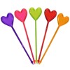Пики пласт. Сердце цветное 85 мм (250 шт.) в ПЛАСТ.КОРОБОЧКЕ (1/20 шт.) в Екатеринбург — Uralhoz.ru