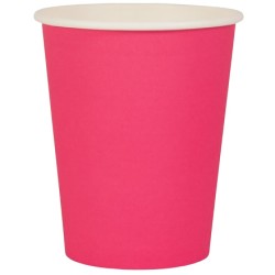 Стакан ГН 250 мл (d-80 мм) бумажный Розовый (фуксия) (50/1000 шт.) ЛигаПак