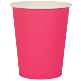 Стакан ГН 250 мл (d-80 мм) бумажный Розовый (фуксия) (50/1000 шт.) ЛигаПак