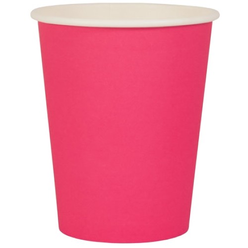Стакан ГН 250 мл (d-80 мм) бумажный Розовый (фуксия) (50/1000 шт.) ЛигаПак в Екатеринбург — Uralhoz.ru