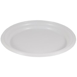 Тарелка D205 (1-секц.) ПС белая (100/1800 шт.) ПолиЭР