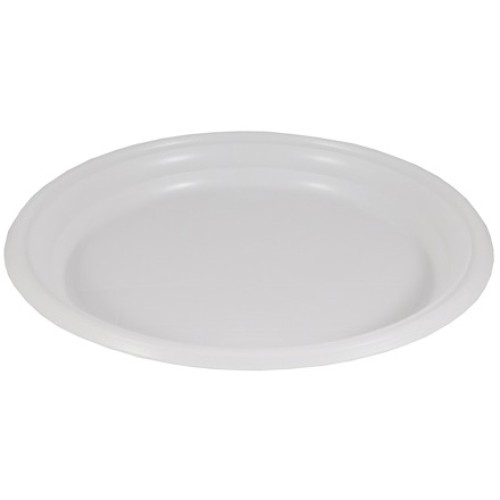 Тарелка D205 (1-секц.) ПС белая (100/1800 шт.) ПолиЭР в Екатеринбург — Uralhoz.ru