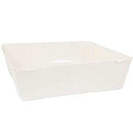 Упаковка квадратная SmartPack 900 Дно БЕЛЫЙ 165х165х40 (50/200 шт.) OSQ