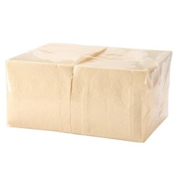 Салфетка 33х33 (1 сл.) 300 шампань (1/6 шт.) АКЦИЯ