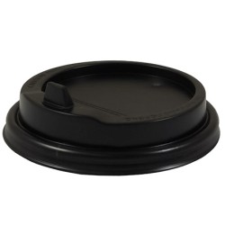Крышка для стакана (d-90 мм) закрытый питейник ЧЕРНАЯ ИМПЭКС (100/1000 шт.)