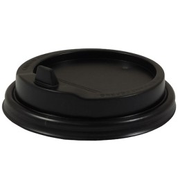 Крышка для стакана (d-90 мм) закрытый питейник ЧЕРНАЯ ИМПЭКС (100/1000 шт.)