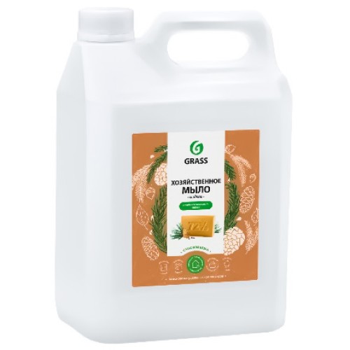 Мыло жидкое 5,0 кг Milana  хозяйственное С маслом кедра GRASS (1/4 шт.) 125581 в Екатеринбург — Uralhoz.ru
