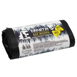 Мешок д/мусора ПНД 20 л (50 шт.) рулон Ё-РОМАШКА (1/25 шт.) ЕЛР20-50/25