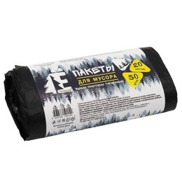 Мешок д/мусора ПНД 20 л (50 шт.) рулон Ё-РОМАШКА (1/25 шт.) ЕЛР20-50/25