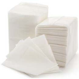 Салфетка д/настол.диспенсера N2 (1-сл) 20х17 (300 л.) белые Plushe (1/36 шт.) 17586