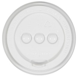 Крышка для стакана (d-90 мм) закрытый питейник БЕЛАЯ Ц-У (100/1000 шт.) ПКР-90-З