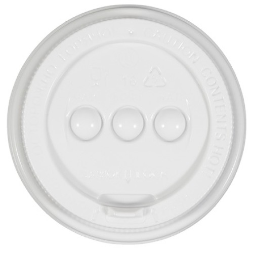 Крышка для стакана (d-90 мм) закрытый питейник БЕЛАЯ Ц-У (100/1000 шт.) ПКР-90-З в Екатеринбург — Uralhoz.ru