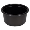 К-115-350 мл (PP) Дно круглое черное (D-115, H-58,6 мм) ПолиЭР (50/500 шт.) в Екатеринбург — Uralhoz.ru