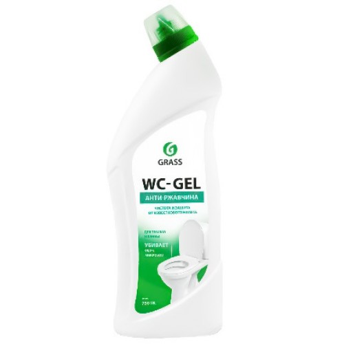 Средство чистящее для сантехники 0,75 л WC-gel GRASS (1/12 шт.) 219175 в Екатеринбург — Uralhoz.ru
