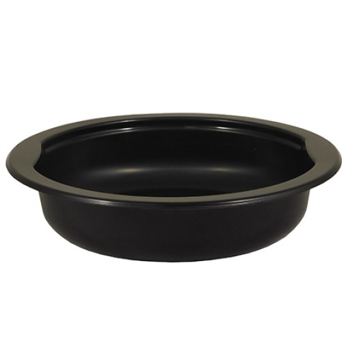 Контейнер под запайку круглый (150х35) 320 мл ЧЕРНЫЙ (70/560 шт.) Каштан УК-105б в Екатеринбург — Uralhoz.ru