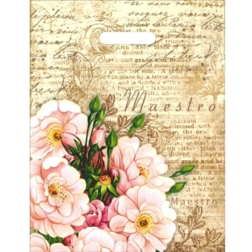 Пакет с прорубной ручкой ПВД 31х40 (60 мкм) Маэстро лам. (50/500 шт.) Интерпак в Екатеринбург — Uralhoz.ru