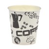 Стакан ГН 180/200 мл (d-73 мм) бумажный Черный кофе (1500 шт.) ViRiDo в Екатеринбург — Uralhoz.ru