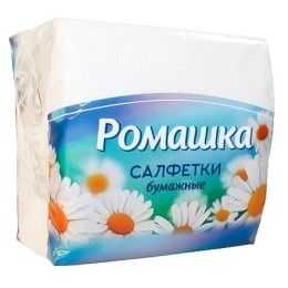 Салфетка 24х24 (1 сл.) Ромашка белая (20 шт.) 2239