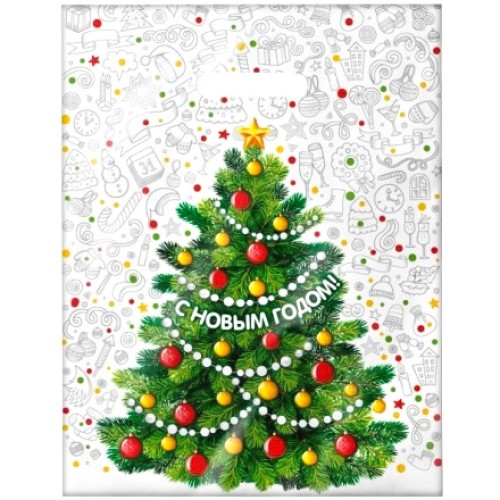 Пакет с прорубной ручкой ПВД 31х40 (60 мкм) Каникулы лам. (50/500 шт.) Интерпак в Екатеринбург — Uralhoz.ru