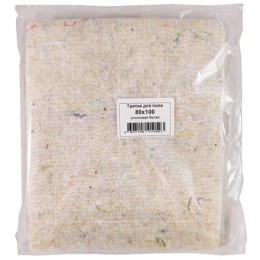 Тряпка для пола 80х100 хлопковая белая (1/50 шт.)