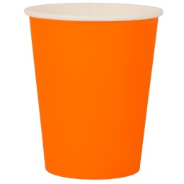 Стакан ГН 250 мл (d-80 мм) бумажный Оранжевый (50/1000 шт.) ЛигаПак