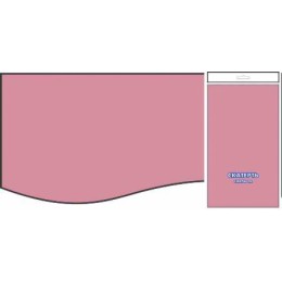 Скатерть ПВД 120х160 (35 мкм) Розовая окрашенная (1/50 шт.) Интерпак