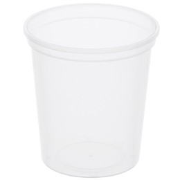 Контейнер круглый 450 мл (Н-100, D-96) ВЗЛП (420 шт.) 1536п б/к