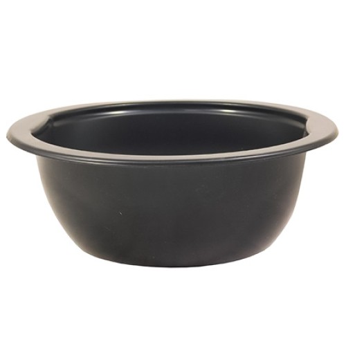 Контейнер под запайку круглый (150х55) 500 мл ЧЕРНЫЙ (65/520 шт.) Каштан УК-105 в Екатеринбург — Uralhoz.ru