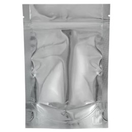 Пакет PET/PE Doypack 105х150 (30+30) мм прозр+метал, 108 мкм (50/700 шт.) 120-004