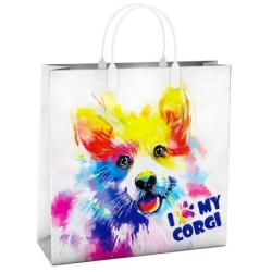 Пакет мягкий пластик 30х30 (150 мкм) Корги лам. (10/40 шт.) Интерпак