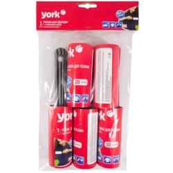 Ролик для чистки одежды (20 листов) + 4 сменных блока York (1/24 шт.) 6802