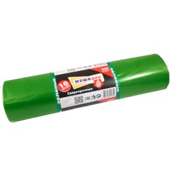 Мешок д/мусора ПВД 300 л (10 шт.) рулон ЗЕЛЕНЫЙ МЕШКОFF (1/5 шт.)