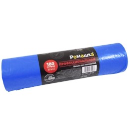 Мешок д/мусора ПВД 180 л (20 шт.) рулон синий ПРОФИ (1/10 шт.) ВР-0083