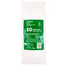 Перчатки Эластомер (100 шт.) ТПЭ/TPE OptiLine M (1/30 шт.)