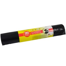 Мешок д/мусора ПВД 180 л (10 шт.) рулон СТАНДАРТ Ромашка (1/20 шт.) ВР-0086