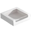 Короб картонный белый с окном 225х225х60 мм ForGenika SHELF I Window White (80 шт.) в Екатеринбург — Uralhoz.ru