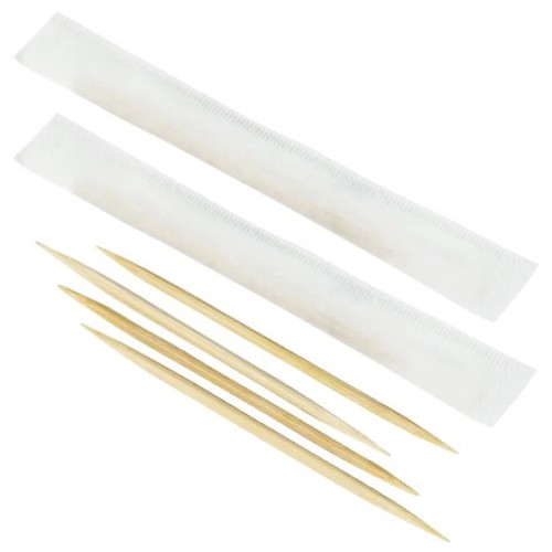 Зубочистки в индивидуальной бум.упаковке (1000 шт.) (1/50 шт.) в Екатеринбург — Uralhoz.ru