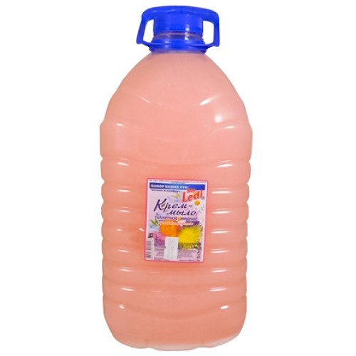 Мыло жидкое 5,0 л КРЕМ Леди-Е Лесные ягоды (розовое) (1 шт.) в Екатеринбург — Uralhoz.ru