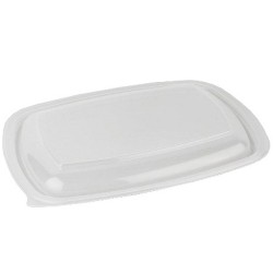 К-230К (PP) Крышка к прямоугольному контейнеру прозрачная ПолиЭР (50/300 шт.)
