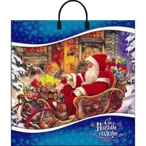 Пакет с пластиковой ручкой ПВД 40х44 (100 мкм) Волшебная встреча лам. (10/100 шт.) Интерпак в Екатеринбург — Uralhoz.ru