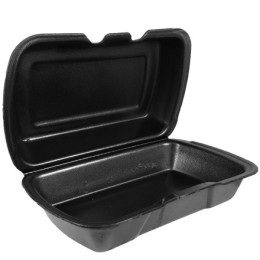 Ланч-бокс (230х143х75) LB-230 (100 шт.) Чёрный
