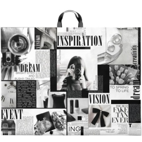 Пакет с петлевой ручкой ПВД 71х55 (90 мкм) Альманах (25/200 шт.) Интерпак в Екатеринбург — Uralhoz.ru