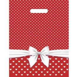 Пакет с прорубной ручкой ПВД 30х40 (35 мкм) Скарлетт (50/1000 шт.) Интерпак