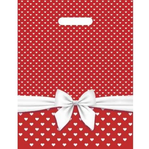 Пакет с прорубной ручкой ПВД 30х40 (35 мкм) Скарлетт (50/1000 шт.) Интерпак в Екатеринбург — Uralhoz.ru