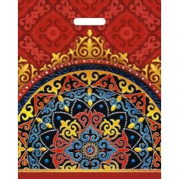 Пакет с прорубной ручкой ПВД 40х50 (80 мкм) Бай (50/500 шт.) Интерпак АКЦИЯ