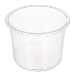 К-115-500 мл (PP) Дно круглое прозрачное (D-115, H-82,6 мм) ПолиЭР (50/500 шт.)