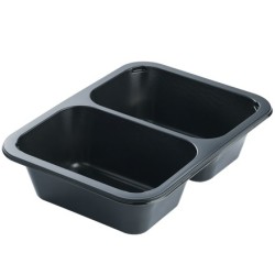 Контейнер под запайку (187х137х45) 50/50 UpaxUnity 313/313 мл (80/480 шт.) ЧЕРНЫЙ