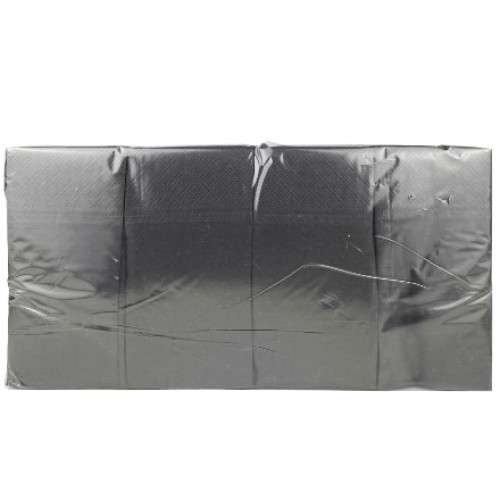 Салфетка 33х33 (2 сл.)Сложение-1/8 по 200 черный Интенсив (1/9 шт.) в Екатеринбург — Uralhoz.ru