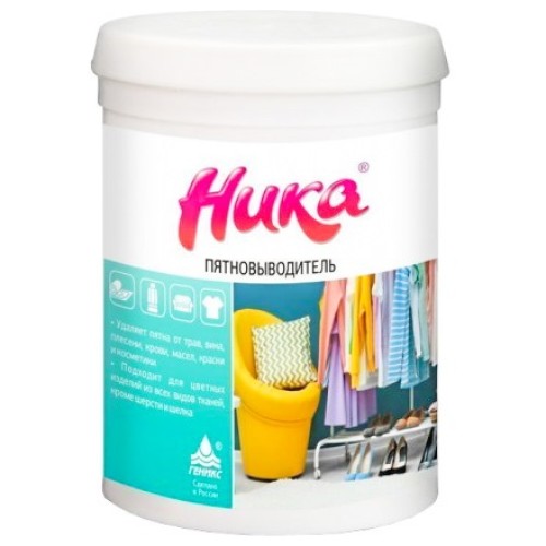 Пятновыводитель порошковый кислородный 600 г Ника (1/12 шт.) в Екатеринбург — Uralhoz.ru