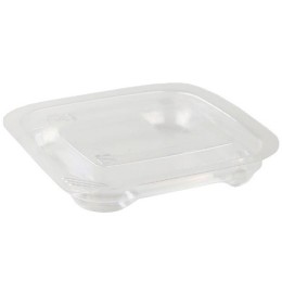 СпК-0909 (PET) Крышка к квадратному контейнеру ПолиЭР (50/500 шт.)